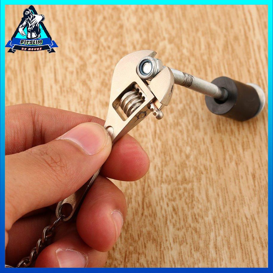 Công cụ sáng tạo có thể điều chỉnh bằng kim loại nhỏ Cờ lê chìa khóa Vòng đeo chìa khóa [8/14]