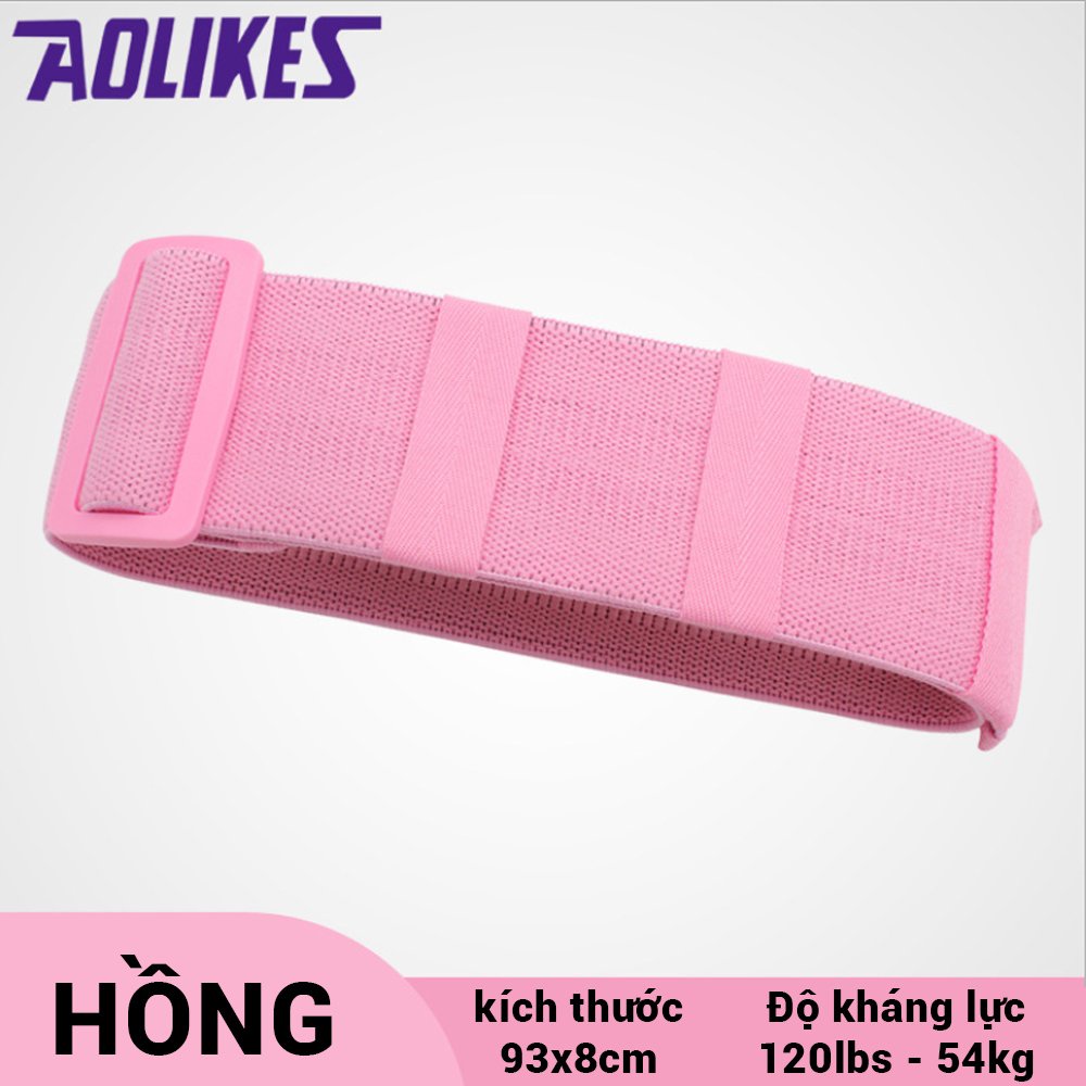 DÂY TẬP ĐÀN HỒI MINI BAND TỰ ĐIỀU CHỈNH ĐỘ DÀI AOLIKES A, Tập tại nhà, tập thể dục ở nhà