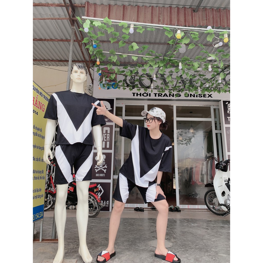 [Mã SKAMA06 giảm 8% tối đa 50K đơn 250K] [Freeship] Set Unisex Black&White mới nhất 2021 | BigBuy360 - bigbuy360.vn