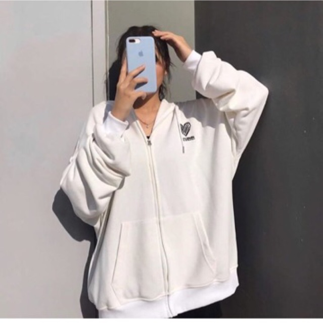 [Mã FAXANH1505 giảm 10K đơn 50K] ❤️Áo Khoác Hoddie Da Cá Thêu Heart👻 | BigBuy360 - bigbuy360.vn