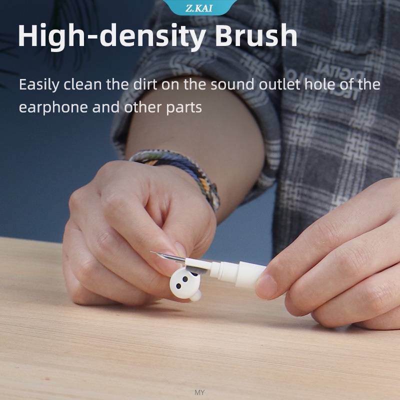 Bút vệ sinh tai nghe bluetooth Bộ bút làm sạch bền bỉ Hộp sạc tai nghe không dây eirpods Bàn chải làm sạch hộp sạc làm sạch sâu Làm sạch sâu