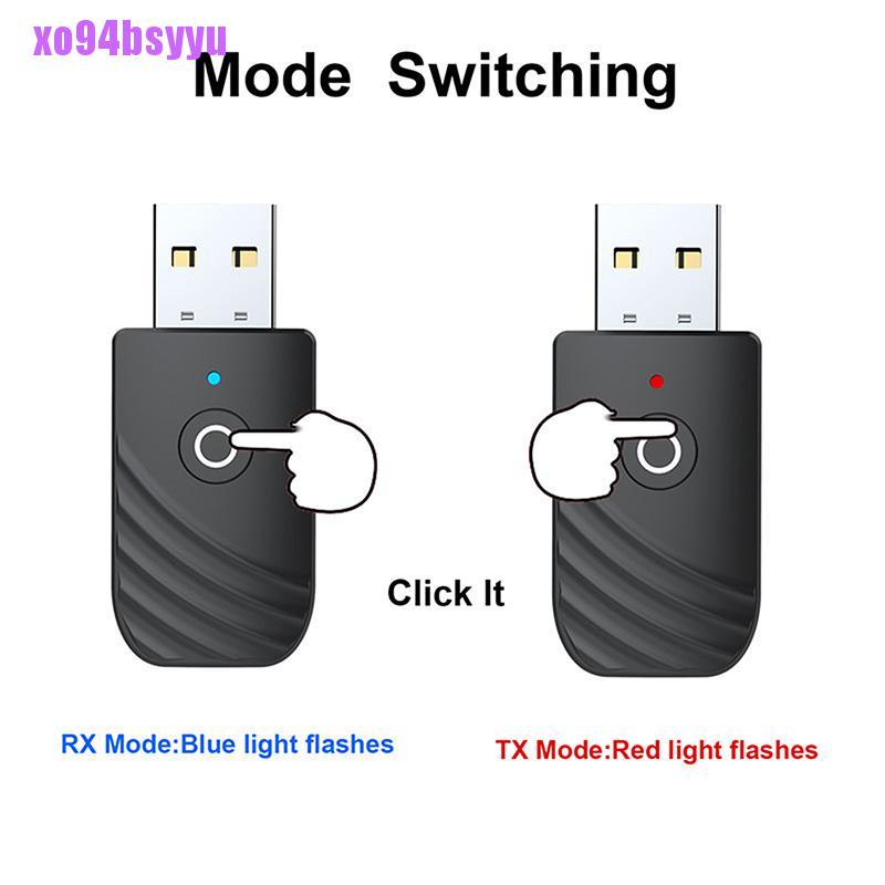 Bộ Thu Phát Âm Thanh Không Dây Xo94Bsyu Usb Bluetooth 5.0 2 Trong 1 Cho Tv / Pc / Xe Hơi