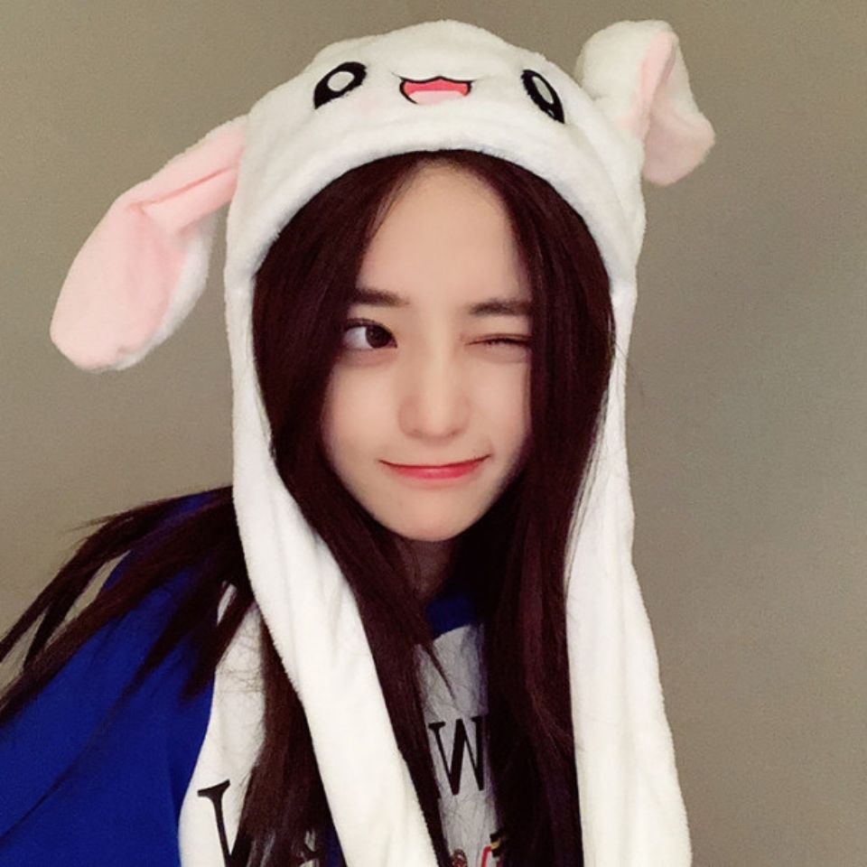 Nón Vành Có Tai Hình Chó Husky Dễ Thương Có Thể Chuyển Động