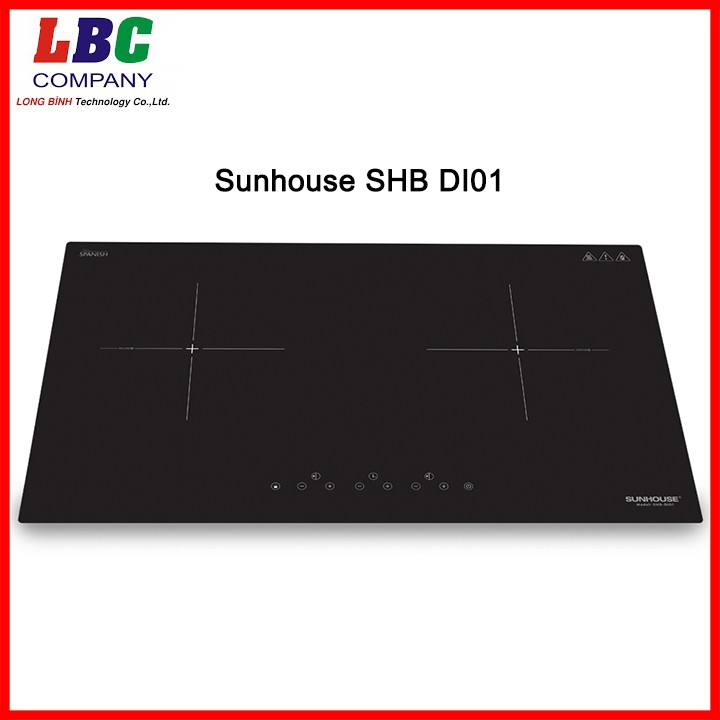 BẾP ĐÔI ĐIỆN TỪ SUNHOUSE SHB-DI01 - HÀNG CHÍNH HÃNG