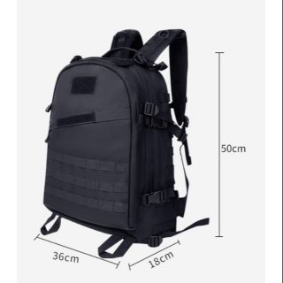 [ Giá Sập Sàn ] Balo 3 PUBG Full Đen Cực Đẹp, Tặng Móc Khóa PUBG( quà tặng ngẫu nhiên)