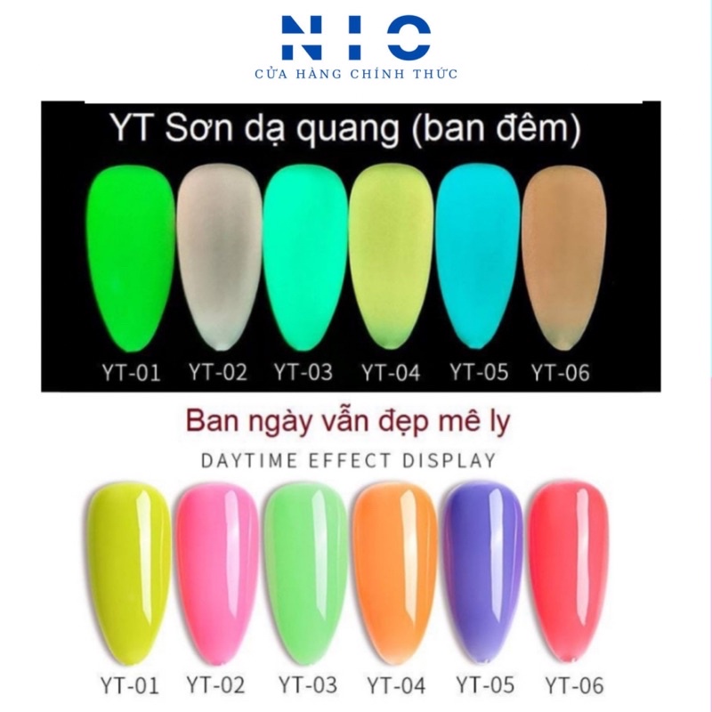 Sơn gel “ Dạ Quang “ AS mã YT