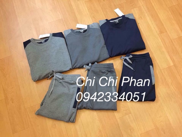 Bộ nỉ nam uniqlo