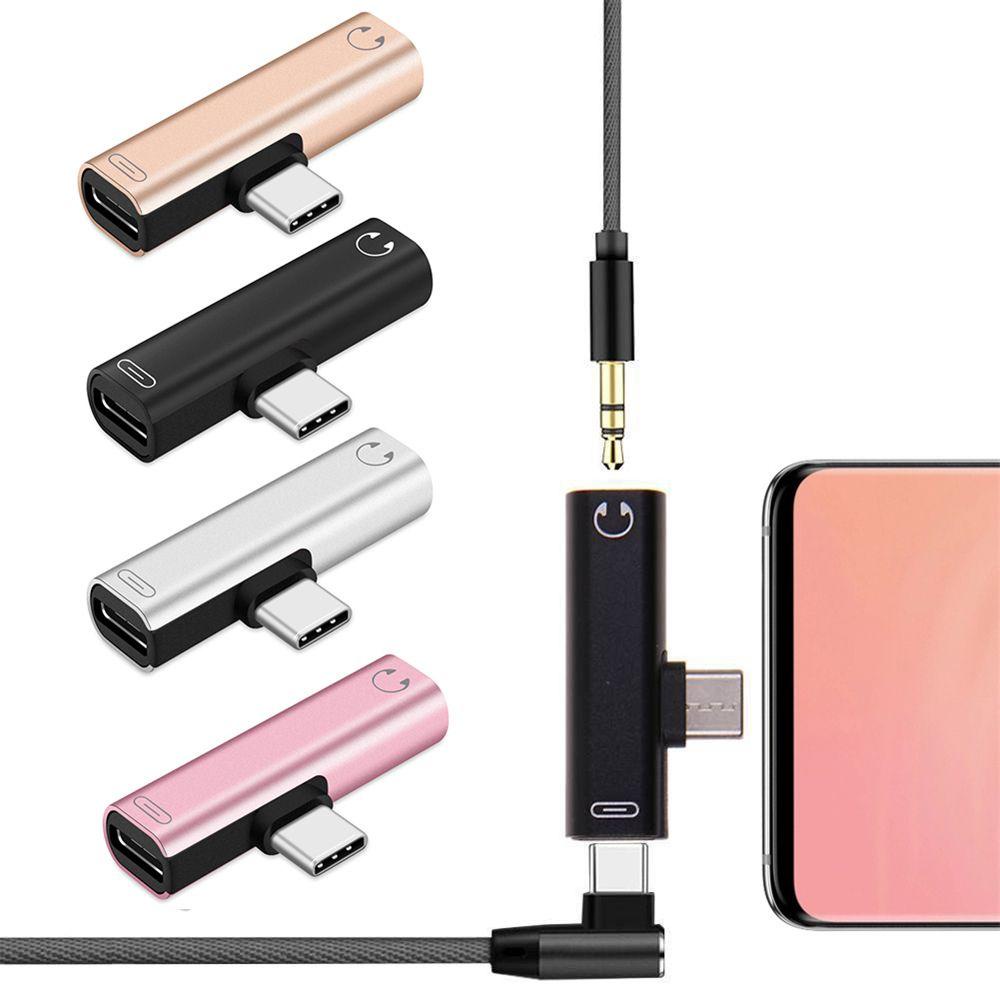 SHOUKEY Đầu Chia Cổng Type-C Sang Cổng USB 3.5mm Cho Samsung S10 S9 Huawei Mate20