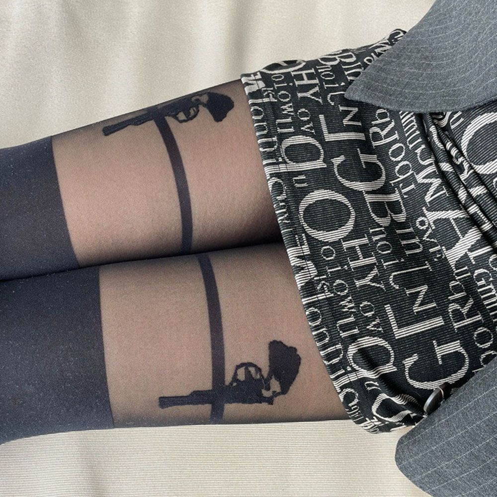 Quần tất dài đến đầu gối màu sắc ngọt ngào thoáng khí phong cách Hàn Quốc cho nữ