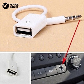 Cáp chuyển đổi âm thanh AUX từ ổ cắm USB 20cm sang giắc cắm 3.5mm cho xe hơi