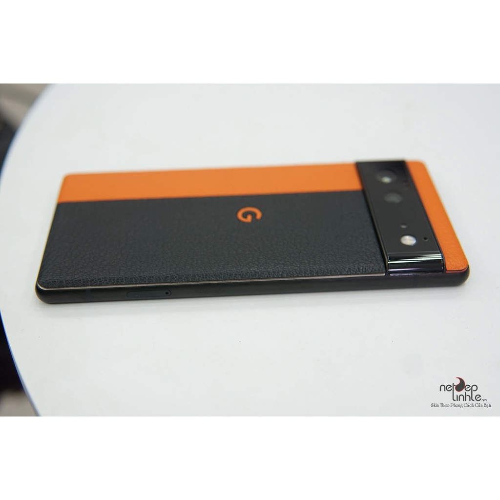 Ốp dán da điện thoai Google Pixel 6/ 6Pro  – Da Bò Thật 100% - Chính Hãng Nét Đẹp Tinh Tế