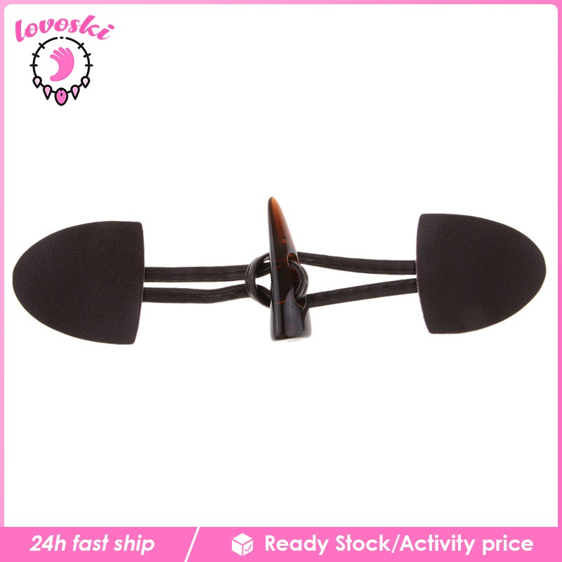 Bộ 6 Cặp Nút Sừng Bằng Da Dùng May Áo Khoác DIY