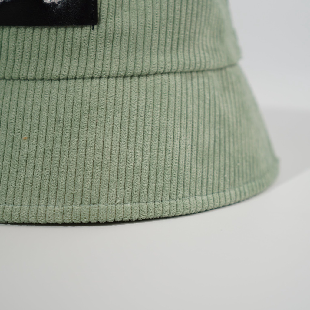 Mũ bucket Promissyou nón tai bèo vải nhung tăm rộng vành dáng tròn nhỏ dành cho nam nữ thời trang Unisex Tom House