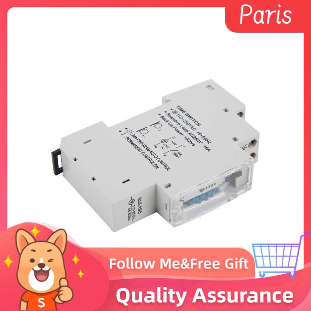 Paris 24‑Hour Time Switch High Accuracy Automatic Timer with Indicator Light