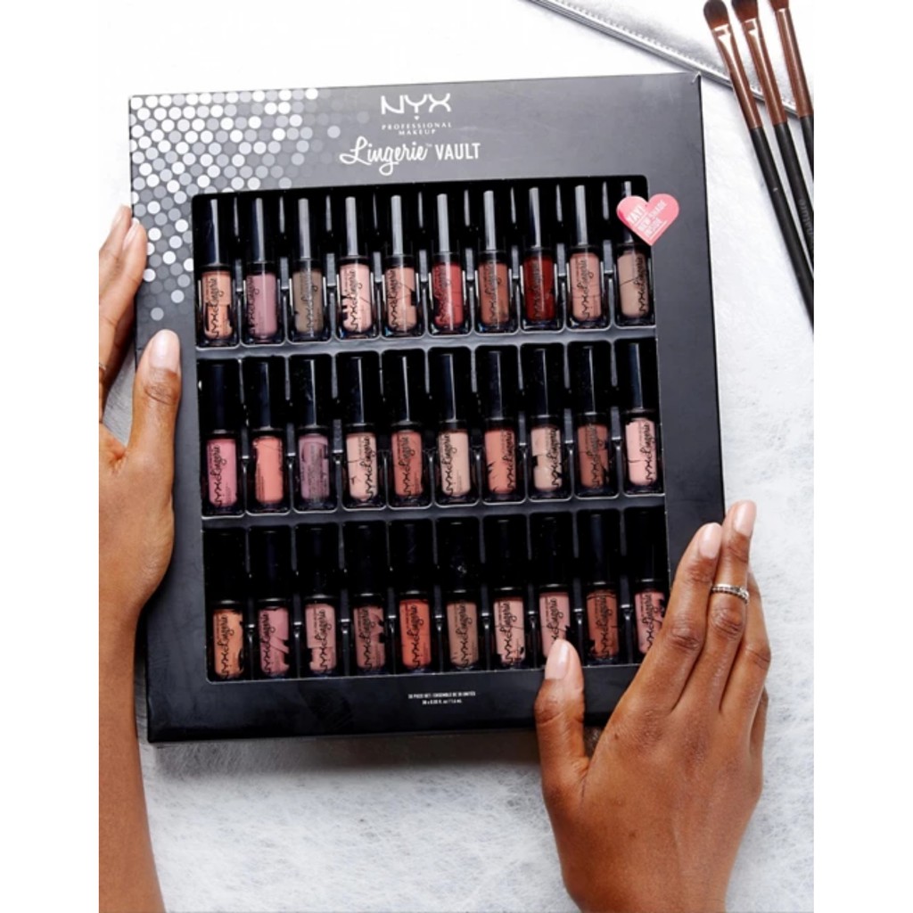 Son kem lì NYX Professional Makeup Lingerie Liquid Matte Lipstick thỏi mini nhiều màu