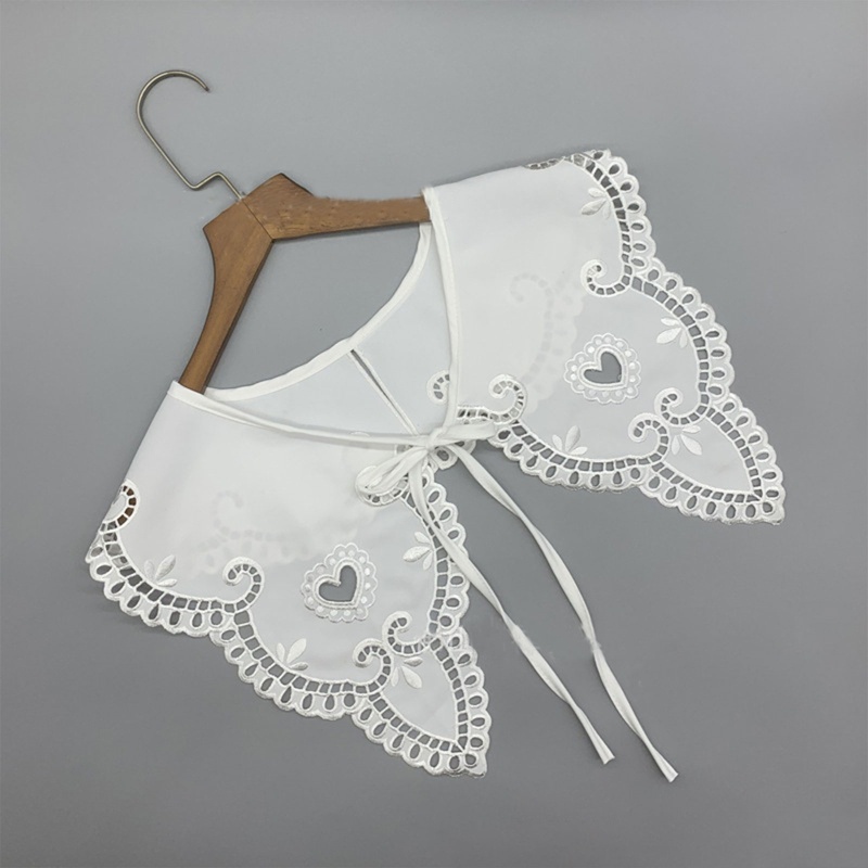 Cổ Áo Giả Phối Ren Có Thể Tháo Rời Dễ Sử Dụng Cho Nữ Cổ Áo Thêu Ren Venise