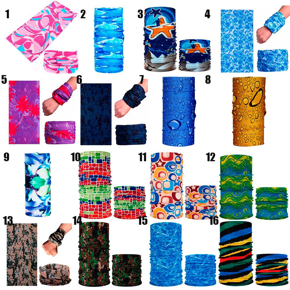 1 khẩu trang che nắng chống gió đa năng in họa tiết hình học bảo vệ mặt và cổ cho nam và nữ