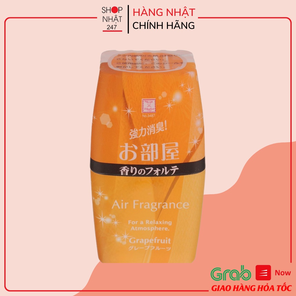 [Hỏa Tốc HN] Hộp khử mùi làm thơm phòng Air Fragrance hương bưởi 200ml Nội địa Nhật Bản.