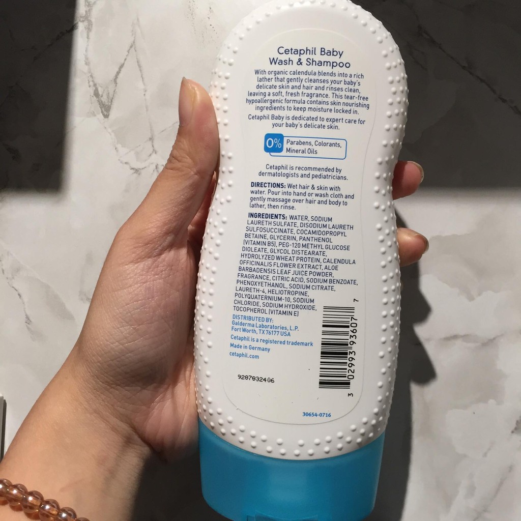 Sữa tắm cho bé Cetaphil Baby Mỹ 230ml