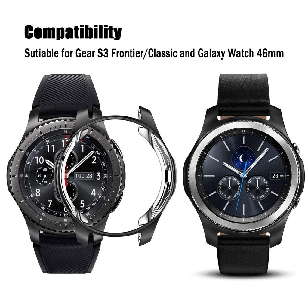 Vỏ Bảo Vệ Cho Đồng Hồ Thông Minh Samsung Gear S3 Frontier / S3 Classic Sm-R760 Galaxy Watch 46Mm Sm-R800