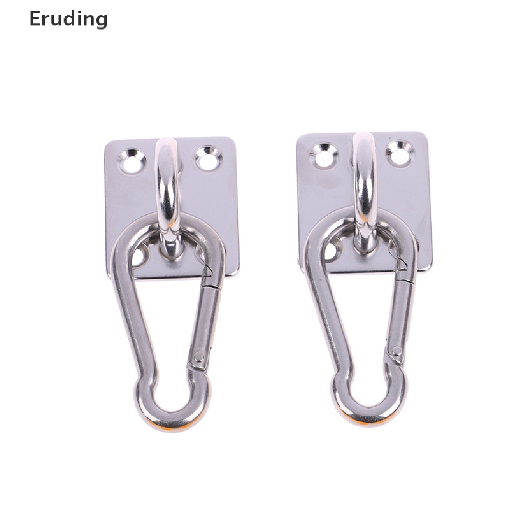 Bộ 2 móc treo võng hình chữ U bằng thép không gỉ kèm phụ kiện