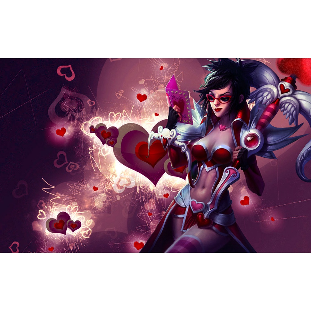 Poster A3, A4, A5 dán tường League of Legends, decal trang trí có keo VAYNE - Mẫu 2, nhận in theo yêu cầu