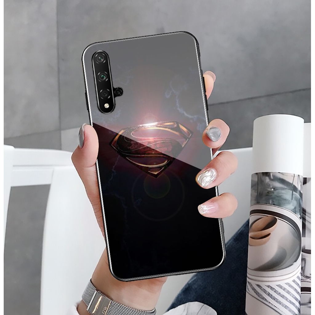 Ốp lưng cường lực hình siêu nhân cho Huawei Honor 7A 8X 9 10 Y6 Y9 Prime Pro Lite 2018 2019