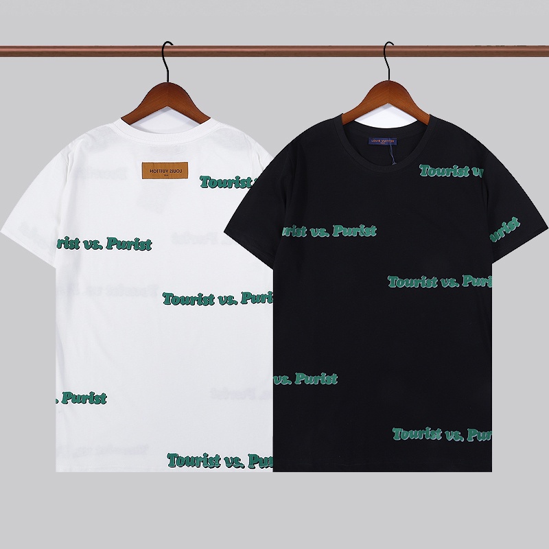 Bán Chạy Nhất B &amp; BR Áo Thun Cotton Tay Ngắn In Hình Màu Xanh Lá Cây Kích Thước Lớn Unisex