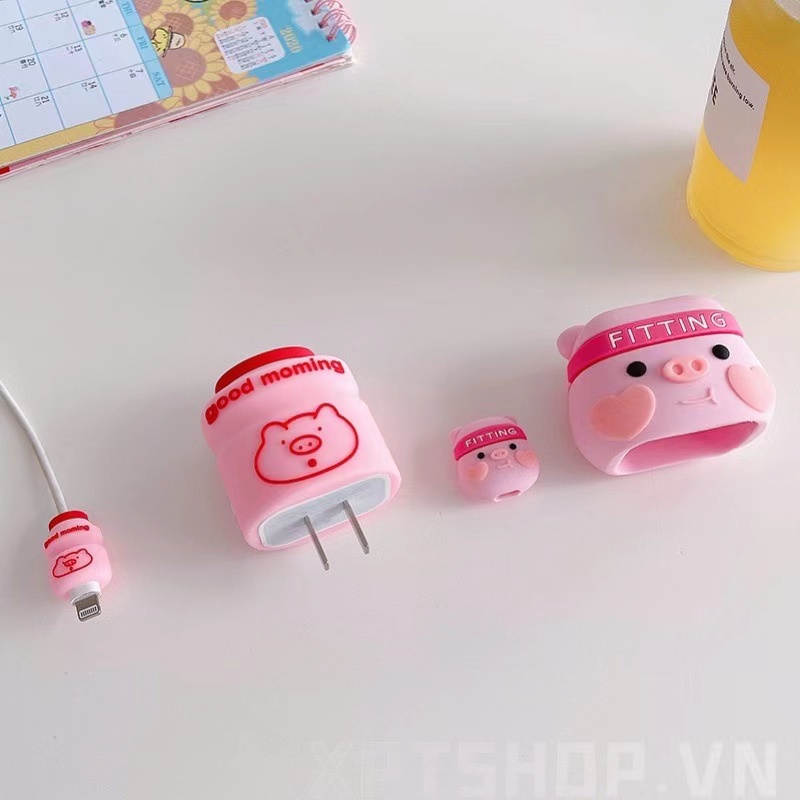 Đầu Bọc Bảo Vệ Dây Cáp Sạc Iphone Bằng Silicone 18W/20W