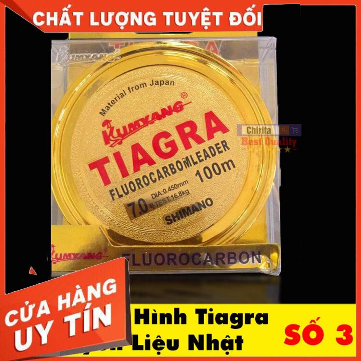 Dây Cước Câu Cá Tàng Hình SHIMANO TIAGRA Nhật Bản 100m - Cước Câu Cá 7 Màu - (*Kim Thủy)