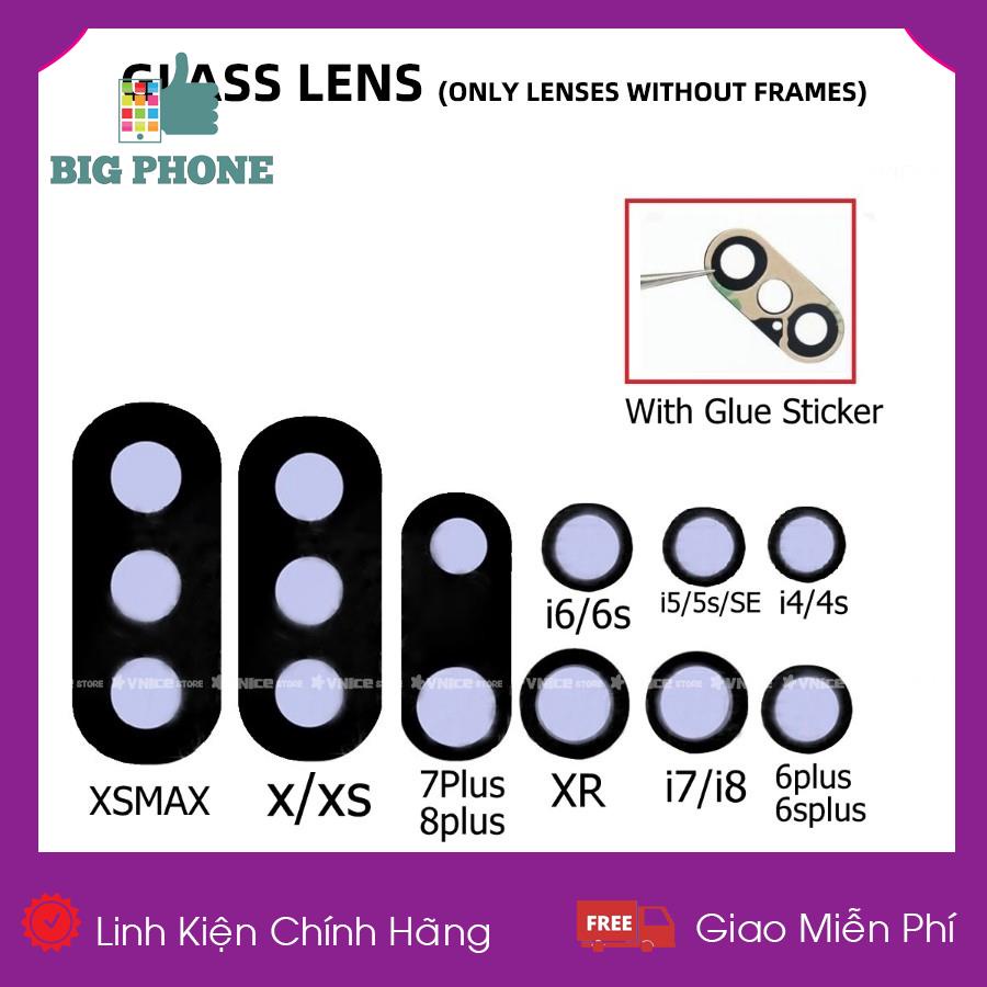 kính Camera Glass Lens thay thế cho iPhone 6 s Plus 7 8 Xs max XR