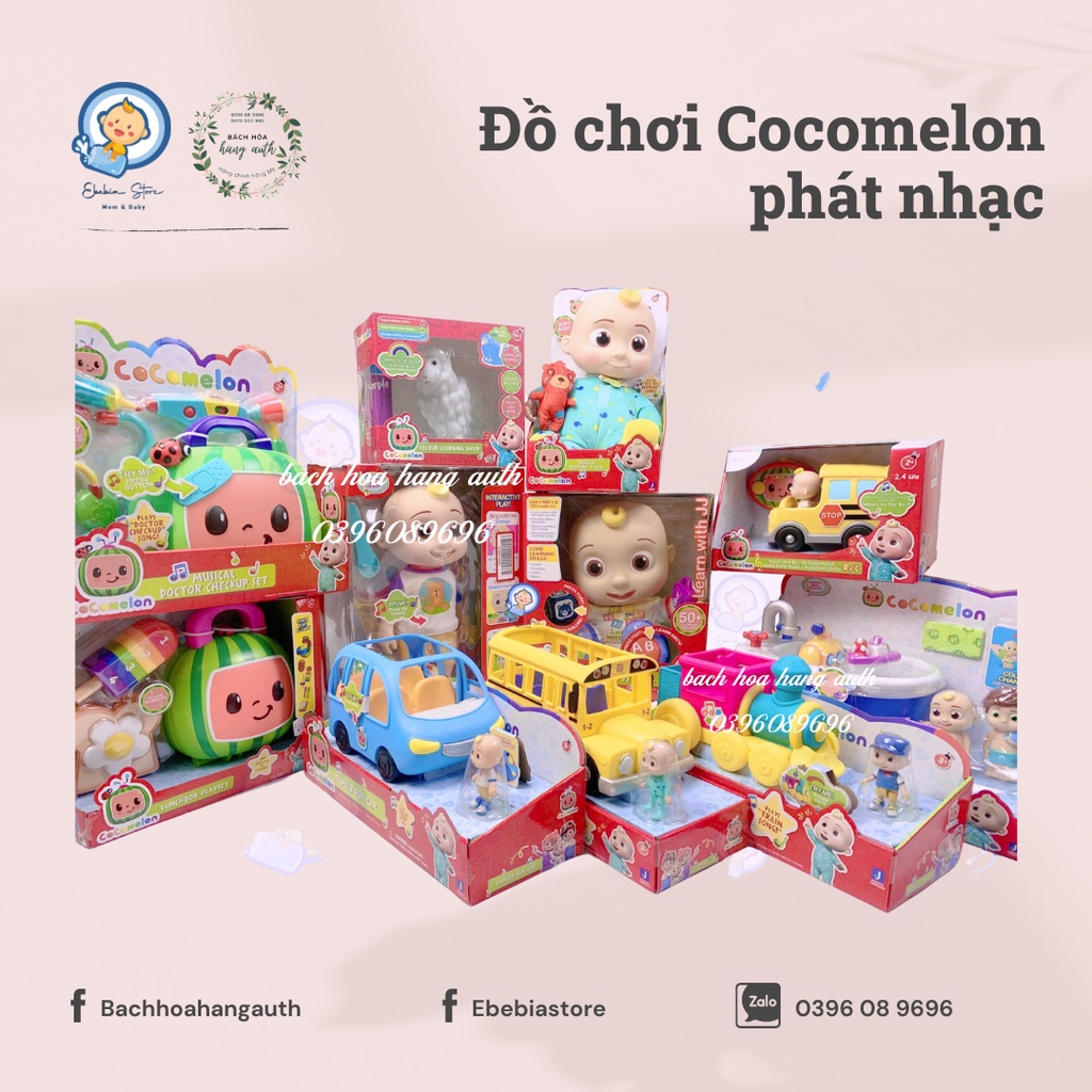 Đồ chơi cao cấp cocomelon, phát triển tư duy, sáng tạo, giúp bé học tiếng anh hiệu quả phát nhạc chính hãng