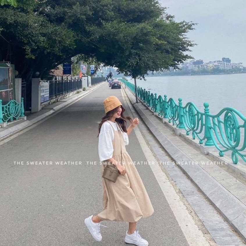 Váy kaki baby doll be siêu dễ thương MEMN 424