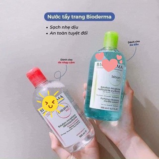 Tẩy trang Bio.derma 500ml- có bill