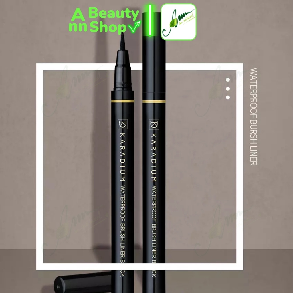 Kẻ mắt nước Karadium Waterproof Brush Liner Black