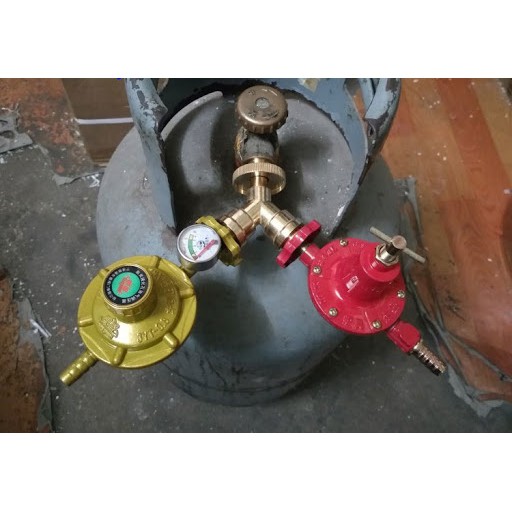 Y Đồng KẾT NỐI 2 VAN GAS 1 BÌNH GAS ĐUN 2 BẾP