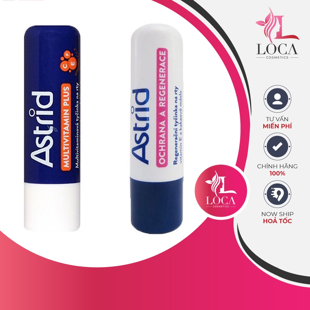 [Sẵn-Auth] Astrid Lip Balm - Son dưỡng môi mỡ hươu