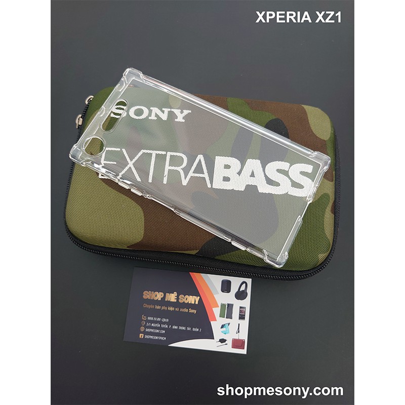 Sony Xperia XZ1 - Ốp TPU trong suốt chống sốc 4 góc cao cấp