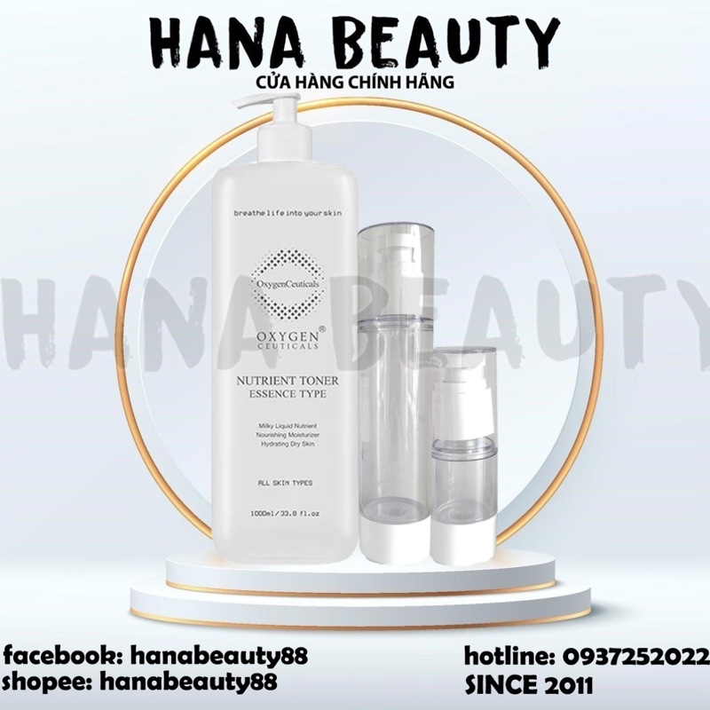 Toner Oxygen căng bóng se khít LCL - 100ml