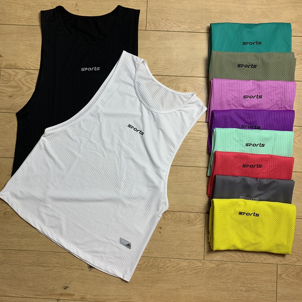 ÁO TANKTOP LƯỚI SPORT SIÊU XINH MỚI - TANKTOP TẬP GYM, YOGA VẢI THUN LƯỚI CAO CẤP