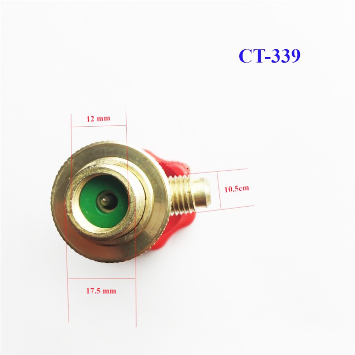 Van mở khóa gas lon CT-338-339-340  Valve nạp gas lạnh R12 R22 R32 R134 R410 R600