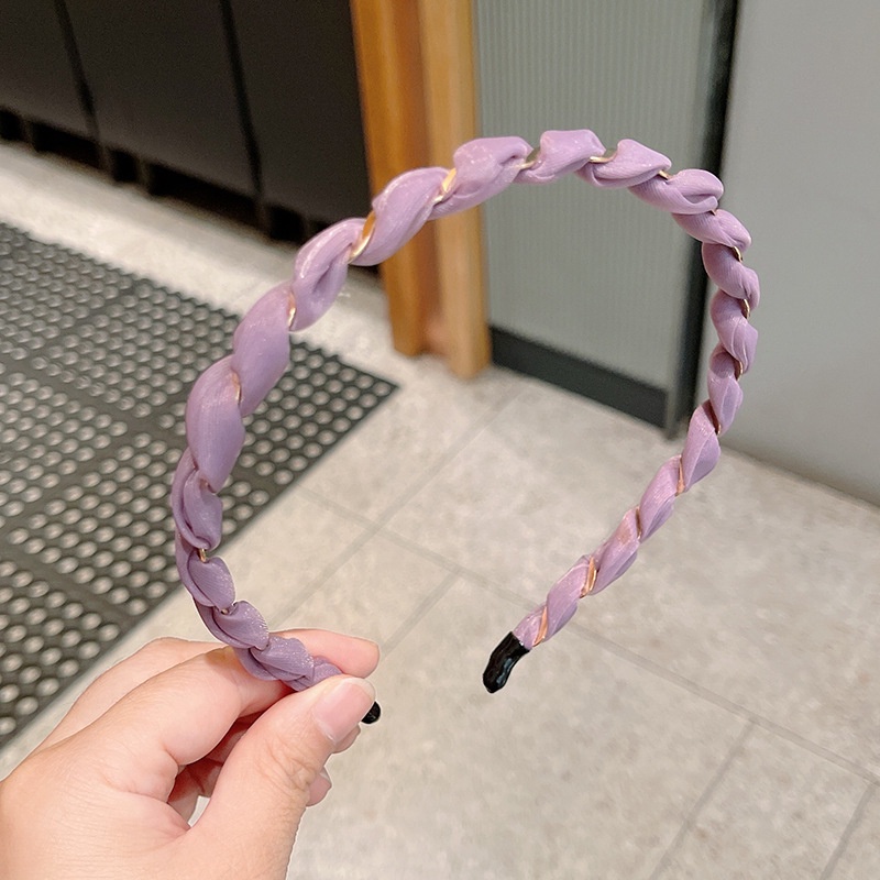 Băng đô cài tóc phối lưới phong cách Pháp