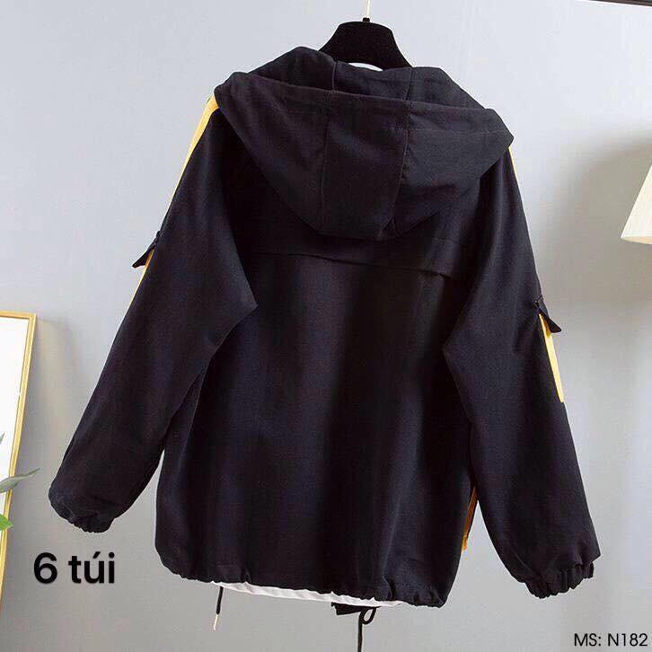 Áo Khoác Kaki Nữ 6 túi unisex form rộng cho nam nữ (Hàng tốt) | BigBuy360 - bigbuy360.vn