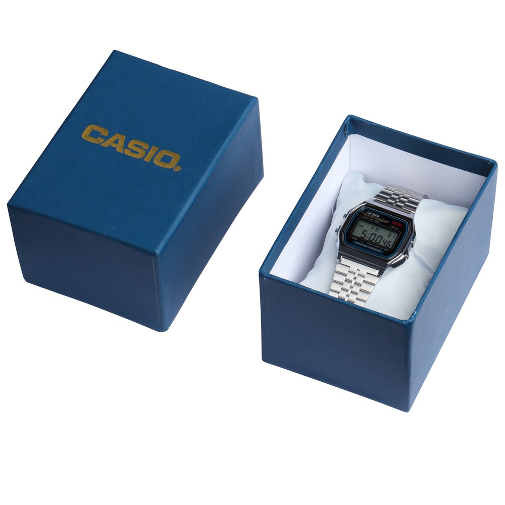 Đồng Hồ Casio A159W-N1DF Điện tử - Dây kim loại