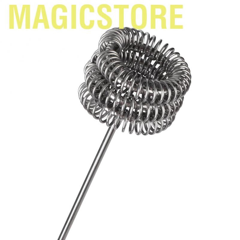 Magicstore Stainless Steel Coffee Stirrer Mixer Blender Electric Egg Beater Milk Frother Home Kitchen Utensils