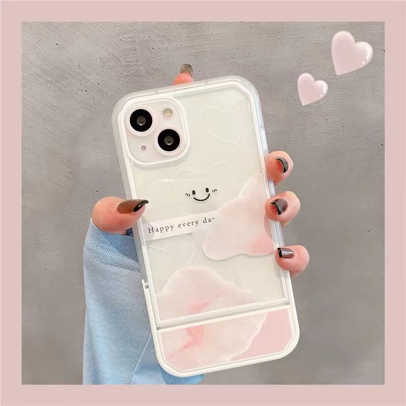 Ốp Điện Thoại Mềm Chống Sốc Có Giá Đỡ Cho IPhone 13 Pro Max 11 12 8 7 Plus XS X XR 6 6S SE2020