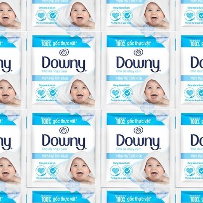 6 dây Nước xả vải cho bé Downy cho da nhạy cảm dây 10 gói 21ml