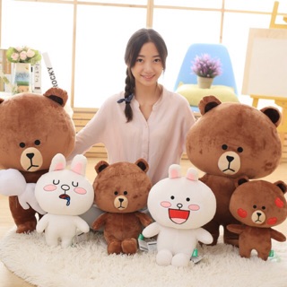 SET GẤU BÔNG BROWN & CONY LINE ĐẸP