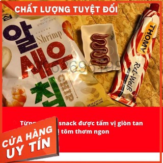 hàng sẵn BÁNH SNACK VỊ TÔM SHRIMP CHIPS NONGSHIM HÀN QUỐC 68G hot