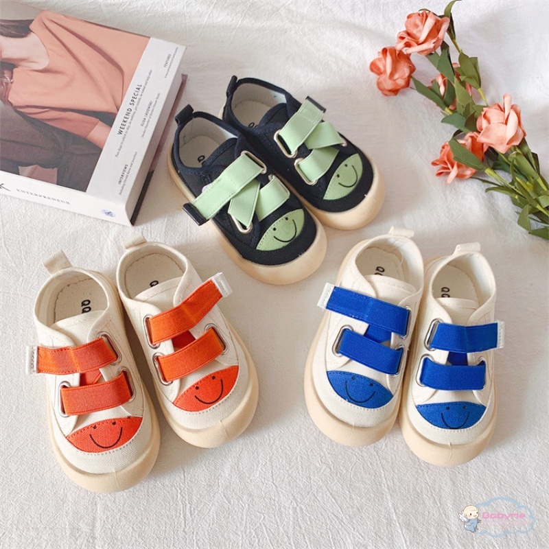 Giày Thể Thao Vải Canvas Đế Mềm Thoải Mái Cho Bé